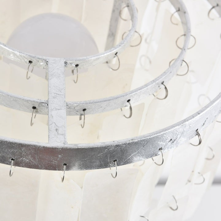 Tiered Shell Table Lamp – Ambient Pearlescent Glow