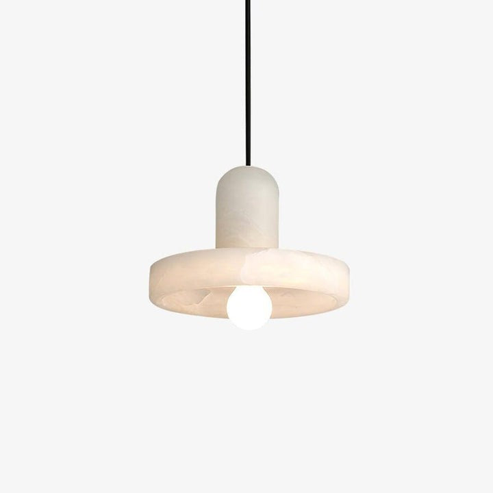 Translucent Alabaster Carrara Pendant Light