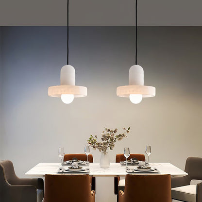 Translucent Alabaster Carrara Pendant Light