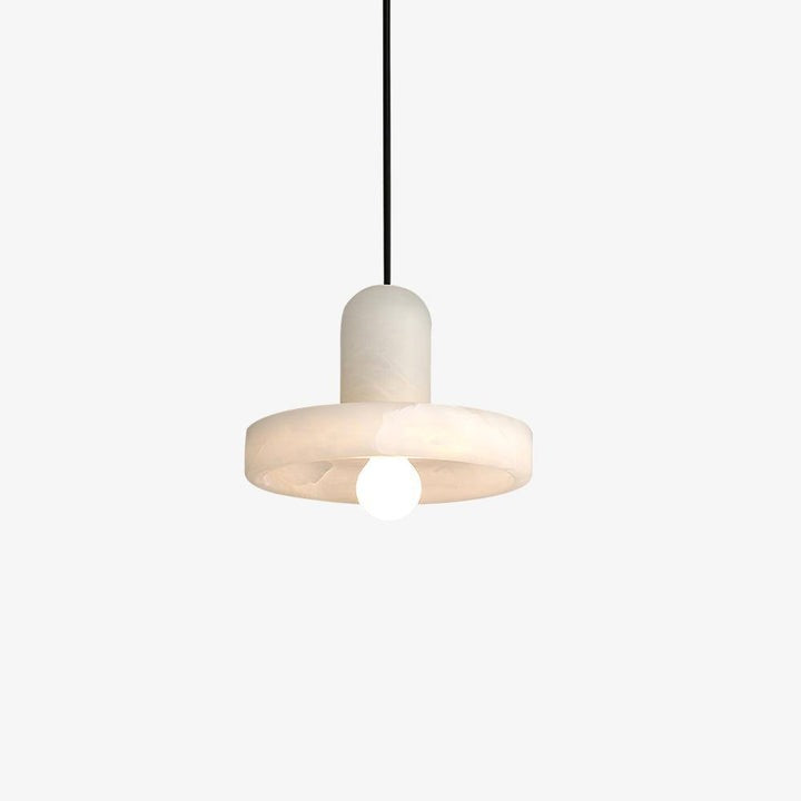 Translucent Alabaster Carrara Pendant Light
