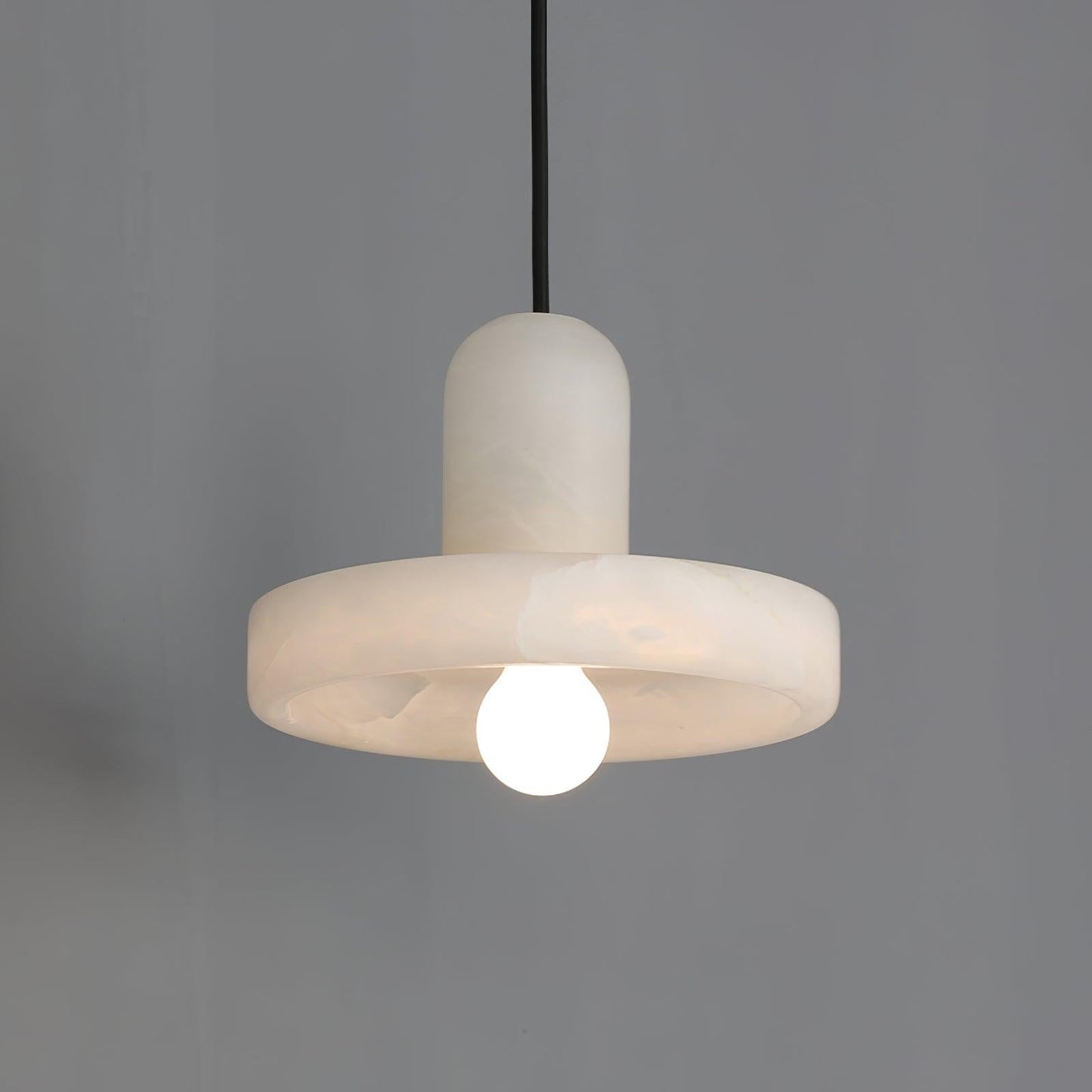 Translucent Alabaster Carrara Pendant Light