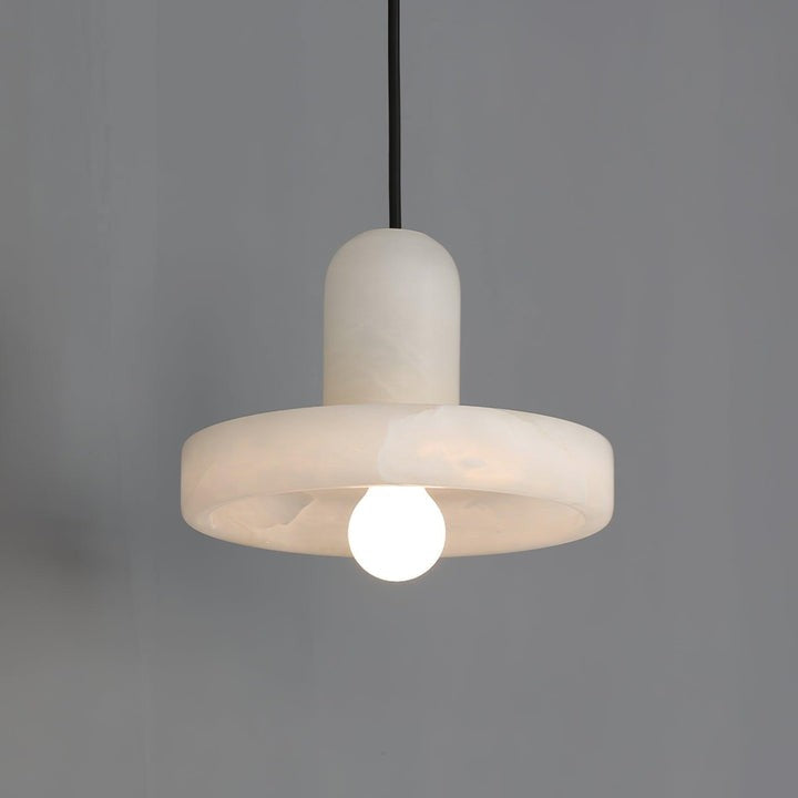 Translucent Alabaster Carrara Pendant Light