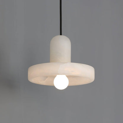 Translucent Alabaster Carrara Pendant Light