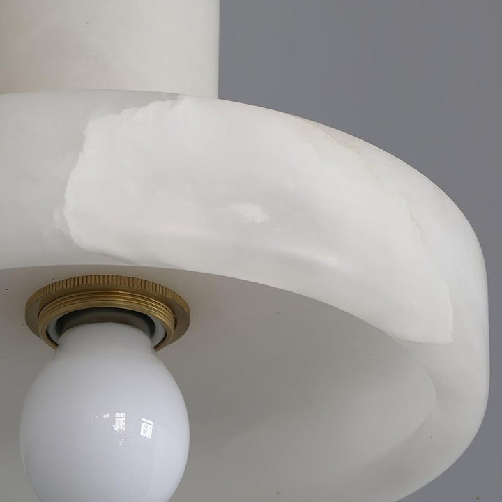 Translucent Alabaster Carrara Pendant Light