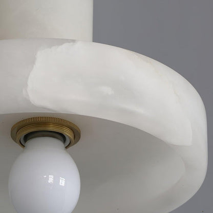 Translucent Alabaster Carrara Pendant Light