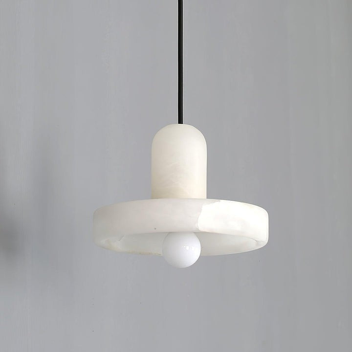 Translucent Alabaster Carrara Pendant Light