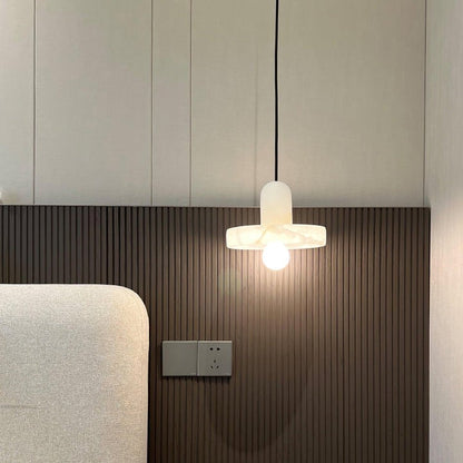 Translucent Alabaster Carrara Pendant Light