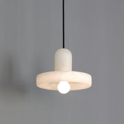 Translucent Alabaster Carrara Pendant Light