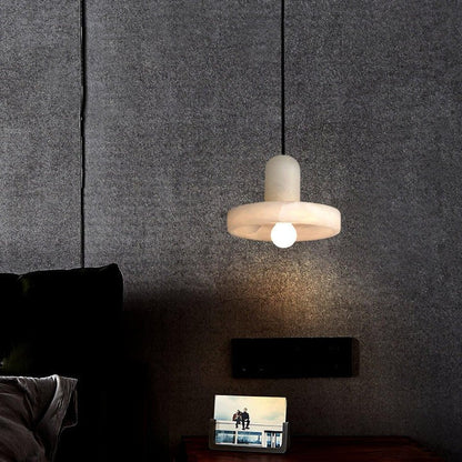 Translucent Alabaster Carrara Pendant Light