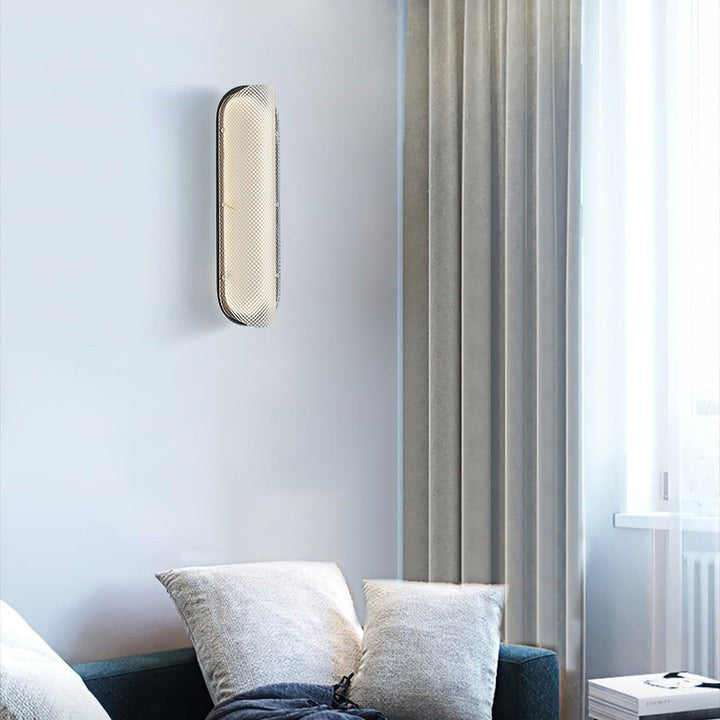 Translucent Prismatic LED Wall Sconce