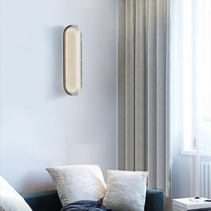 Translucent Prismatic LED Wall Sconce