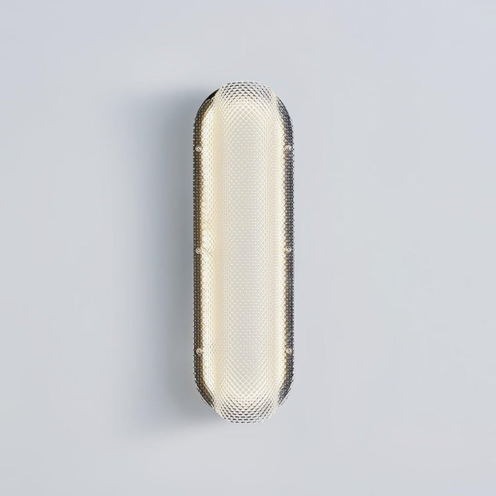 Translucent Prismatic LED Wall Sconce