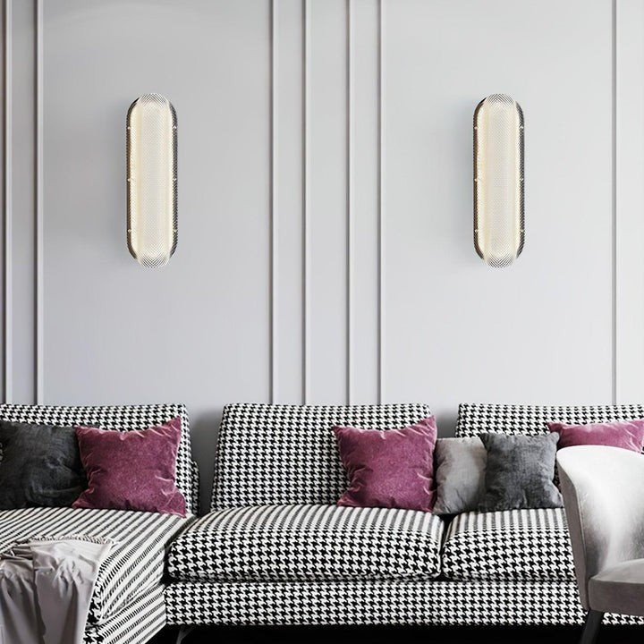 Translucent Prismatic LED Wall Sconce
