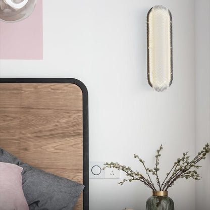 Translucent Prismatic LED Wall Sconce