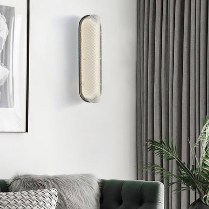 Translucent Prismatic LED Wall Sconce