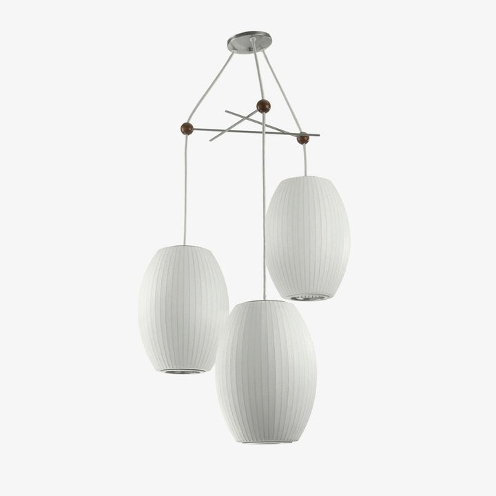 Triple Pear Bubble LED Pendant Light