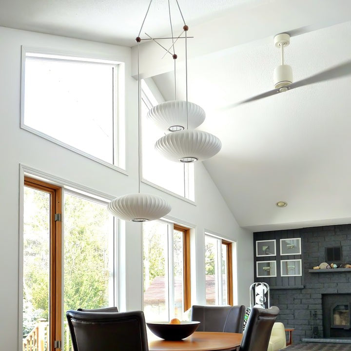 Triple Pear Bubble LED Pendant Light