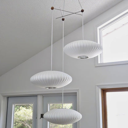 Triple Pear Bubble LED Pendant Light