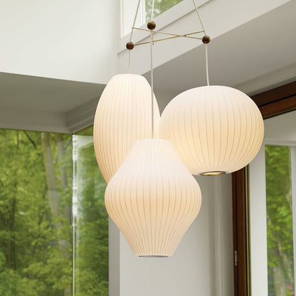 Triple Pear Bubble LED Pendant Light