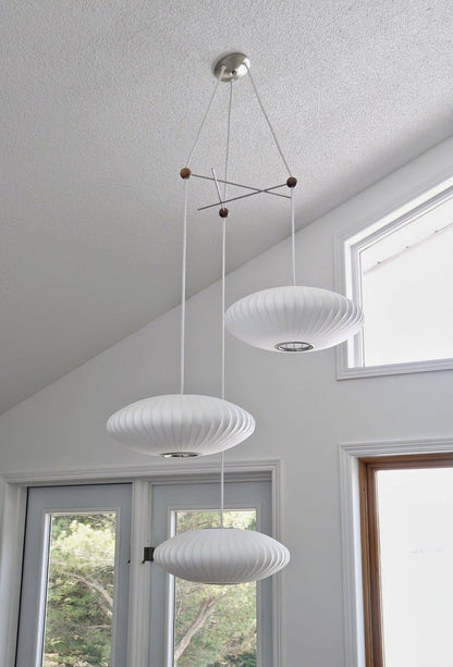 Triple Pear Bubble LED Pendant Light