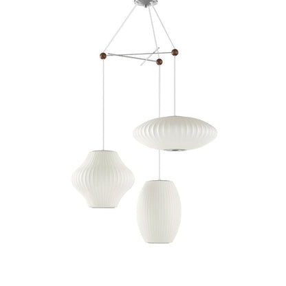 Triple Pear Bubble LED Pendant Light