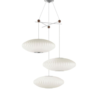 Triple Pear Bubble LED Pendant Light