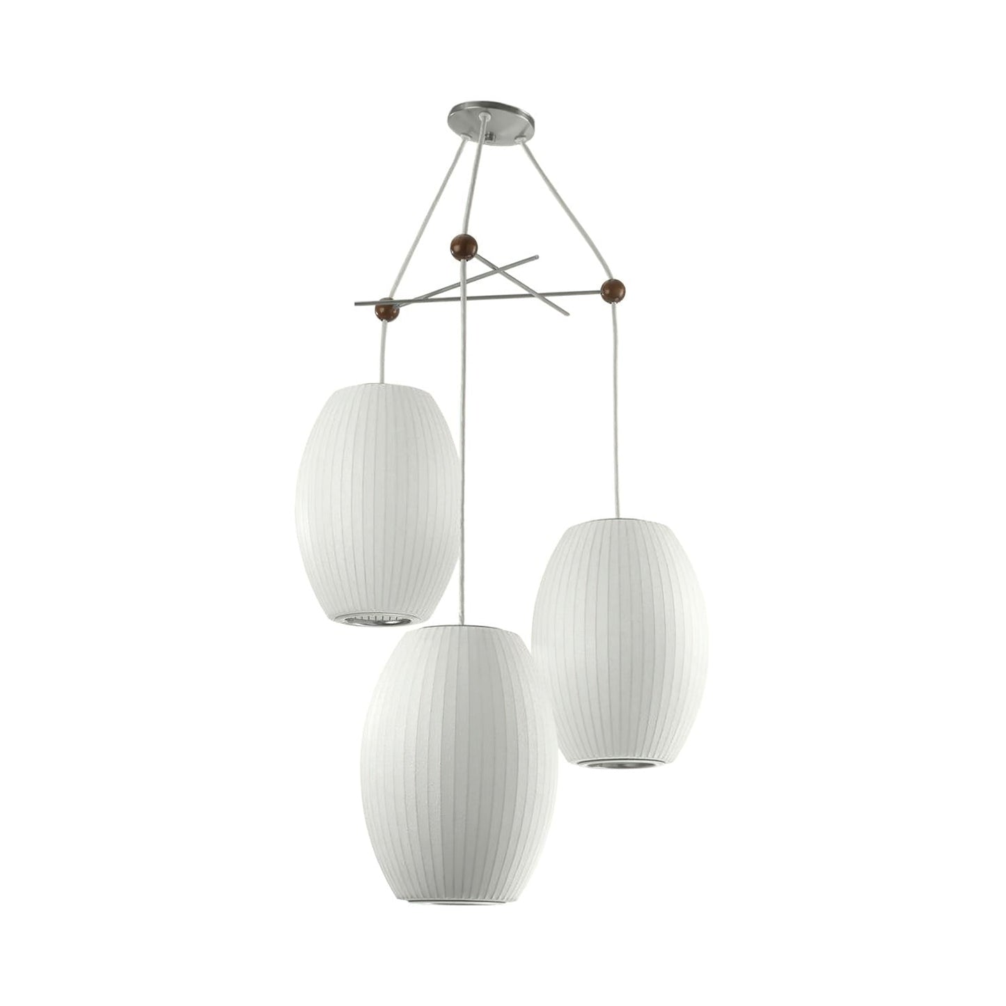 Triple Pear Bubble LED Pendant Light