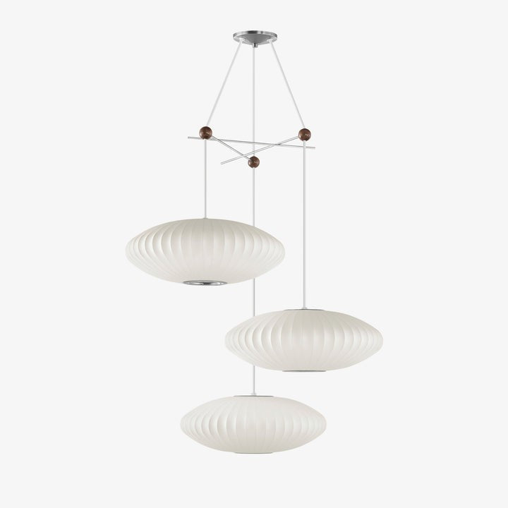 Triple Pear Bubble LED Pendant Light