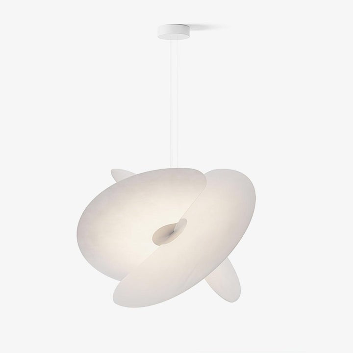 Triple-Fan Rice Paper Pendant Light