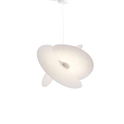 Triple-Fan Rice Paper Pendant Light