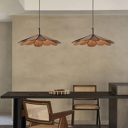 Wabi-Sabi Rattan Pendant Ceiling Light