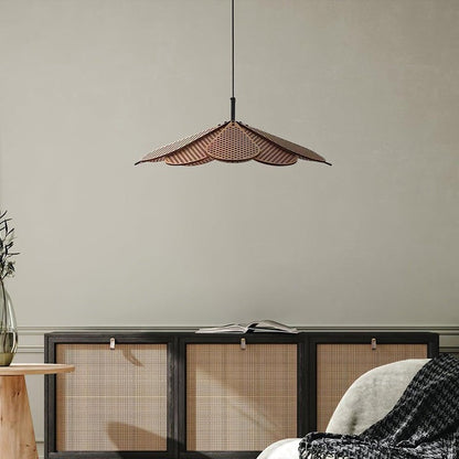 Wabi-Sabi Rattan Pendant Ceiling Light