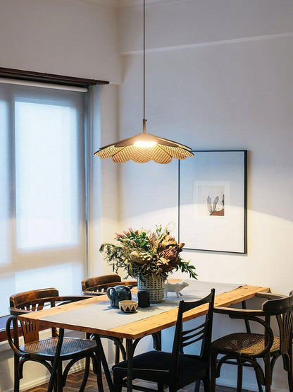 Wabi-Sabi Rattan Pendant Ceiling Light