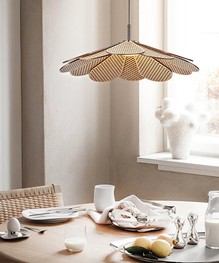Wabi-Sabi Rattan Pendant Ceiling Light