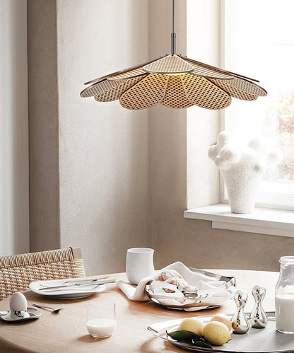 Wabi-Sabi Rattan Pendant Ceiling Light