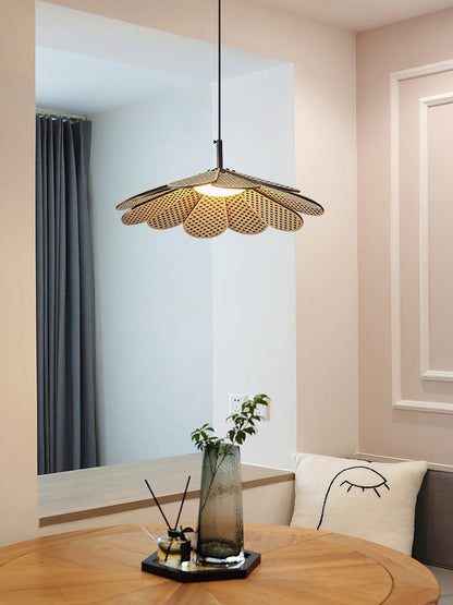 Wabi-Sabi Rattan Pendant Ceiling Light