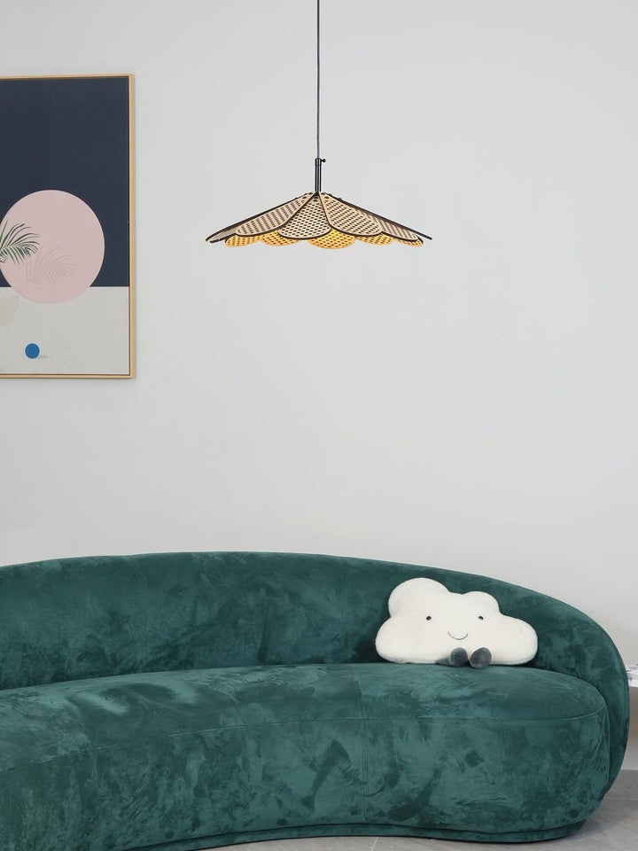 Wabi-Sabi Rattan Pendant Ceiling Light