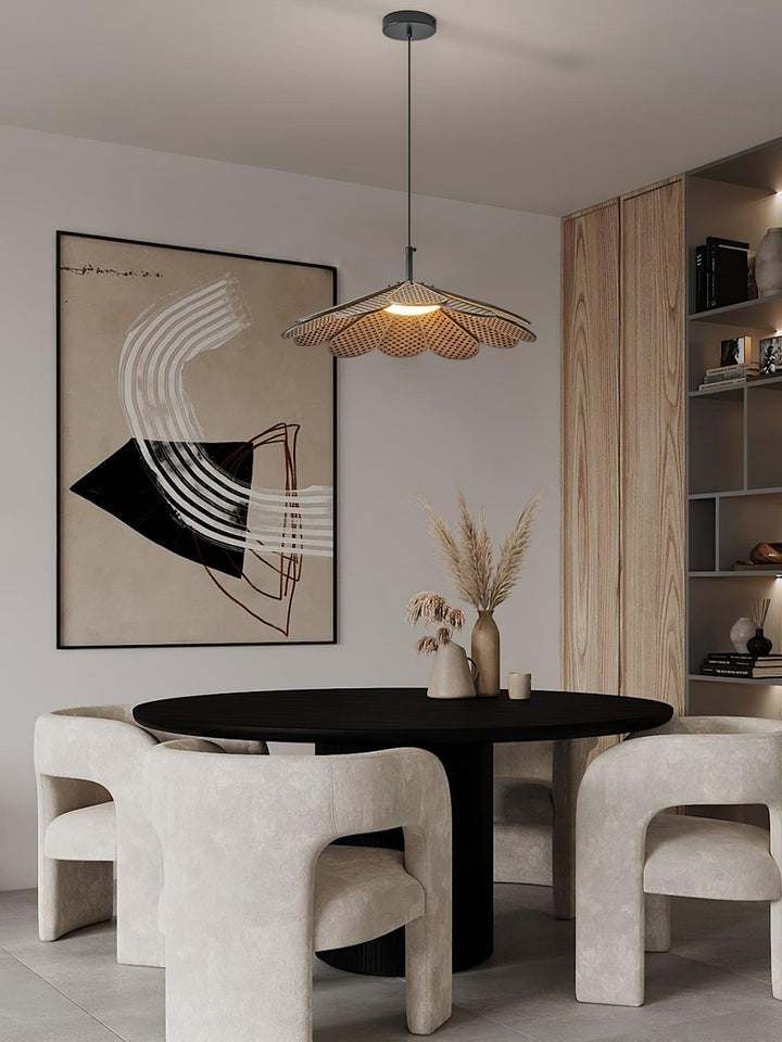 Wabi-Sabi Rattan Pendant Ceiling Light