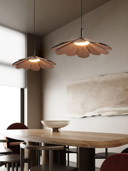 Wabi-Sabi Rattan Pendant Ceiling Light