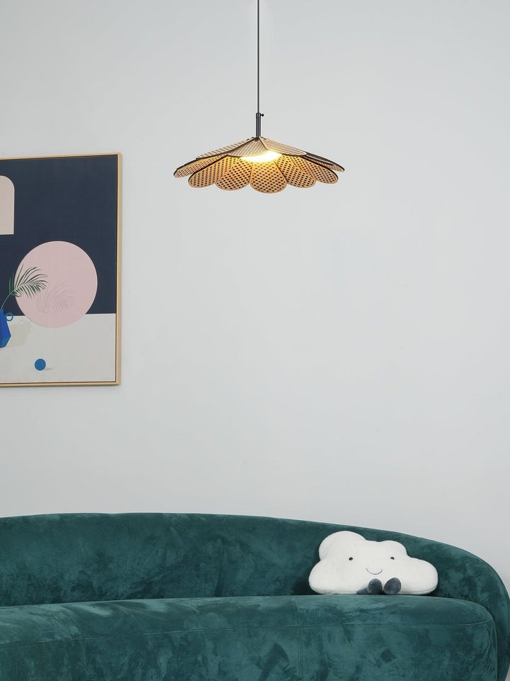 Wabi-Sabi Rattan Pendant Ceiling Light
