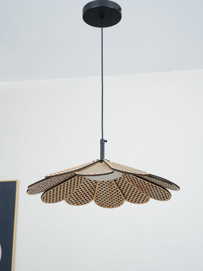 Wabi-Sabi Rattan Pendant Ceiling Light