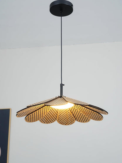 Wabi-Sabi Rattan Pendant Ceiling Light