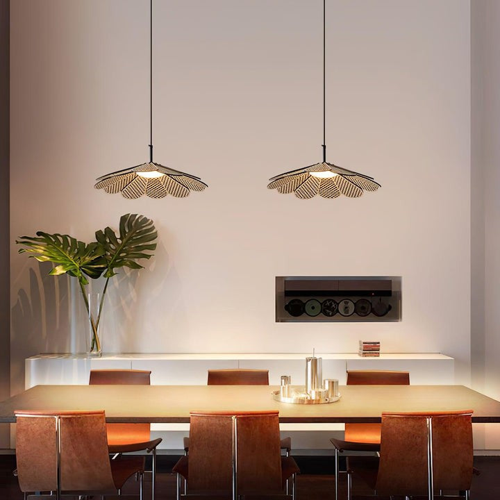Wabi-Sabi Rattan Pendant Ceiling Light