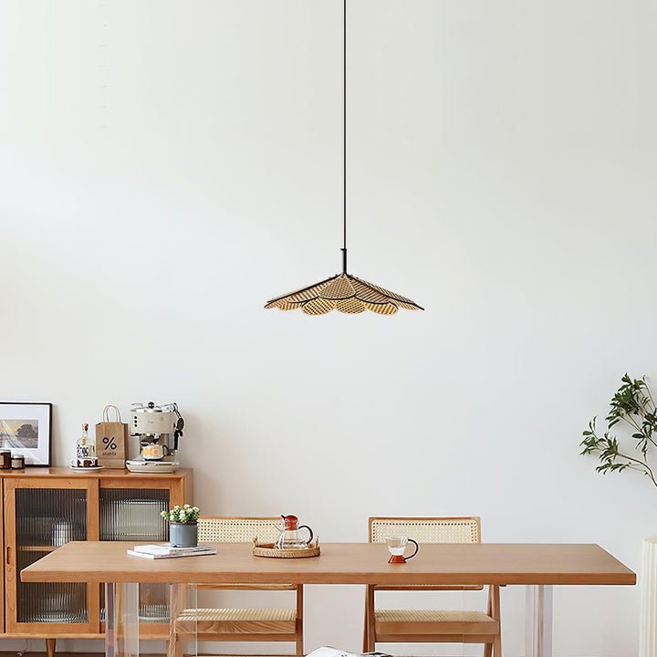 Wabi-Sabi Rattan Pendant Ceiling Light