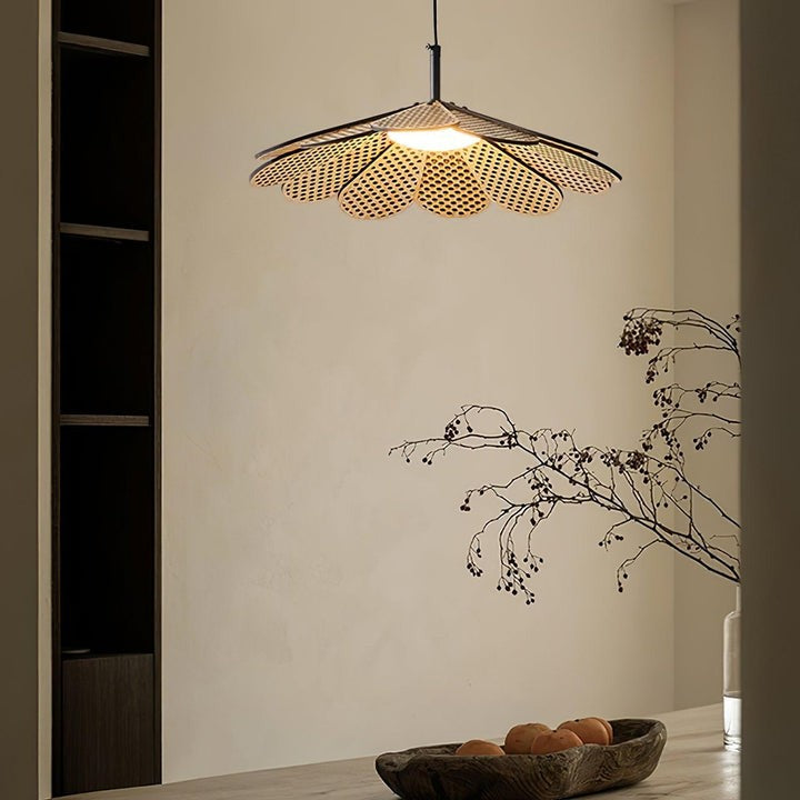 Wabi-Sabi Rattan Pendant Ceiling Light