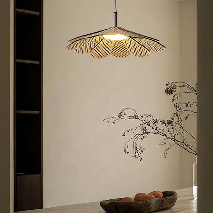 Wabi-Sabi Rattan Pendant Ceiling Light