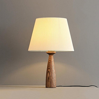 Walnut Wood LED & Edison Minimalist Table Lamp