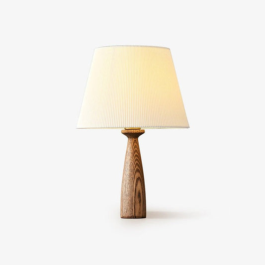 Walnut Wood LED & Edison Minimalist Table Lamp