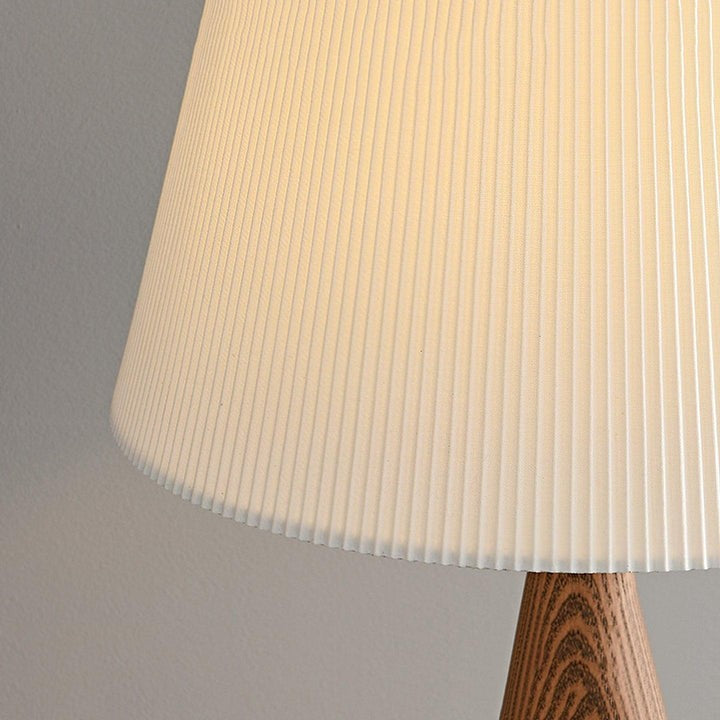 Walnut Wood LED & Edison Minimalist Table Lamp