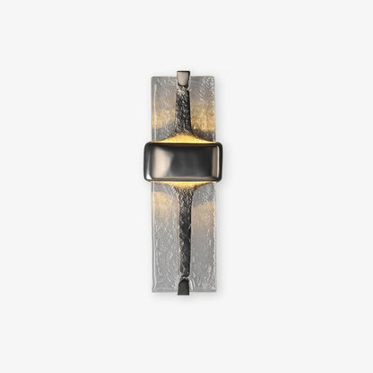 Wavy Glass Torch LED Wall Sconce